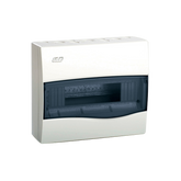 IDE Surface DB, transparent window, 1x12 DIN, 228x264x99mm - Rubicon Installer Portal